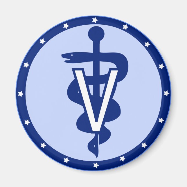 veterinär logotyp 2 magnet (Framsidan)