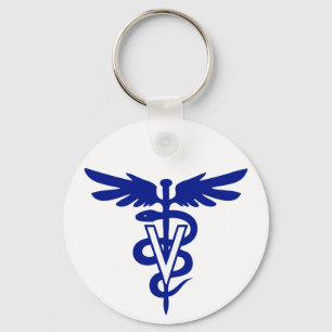 veterinär- logotyp 4 nyckelring