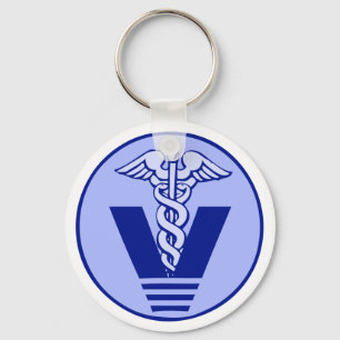 veterinär- logotyp 5a nyckelring