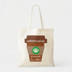 Veterinär med kafé tygkasse