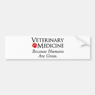 Veterinär- medicin. Därför att människor är Bildekal