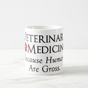 Veterinär- medicin. Därför att människor är Kaffemugg