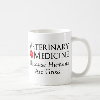 Veterinär- medicin. Därför att människor är Kaffemugg