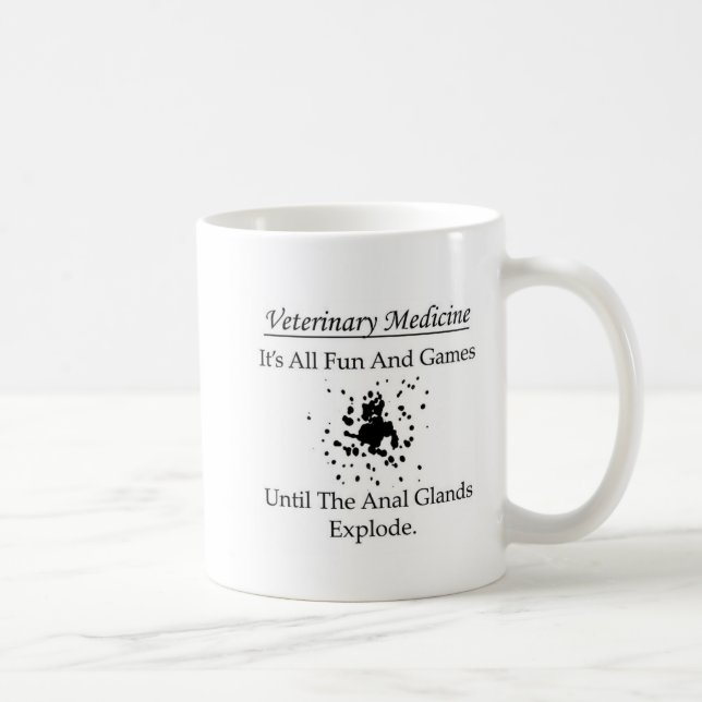Veterinär- medicin - det är all skoj till kaffemugg (Höger)