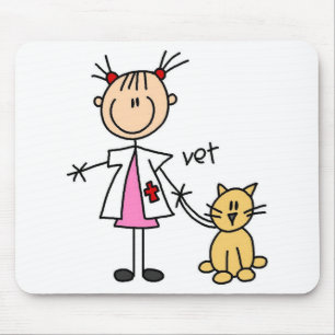 Veterinär- Mousepad Musmatta