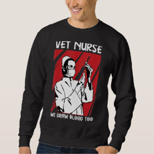 Veterinär Nurse Pet Animal Nurses Vet Assistan Lång Ärmad Tröja