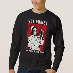 Veterinär Nurse Pet Animal Nurses Vet Assistan Lång Ärmad Tröja