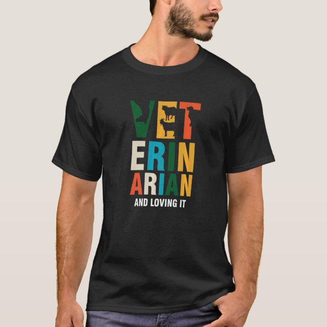 Veterinär och veterinärmedicin t shirt (Framsida)