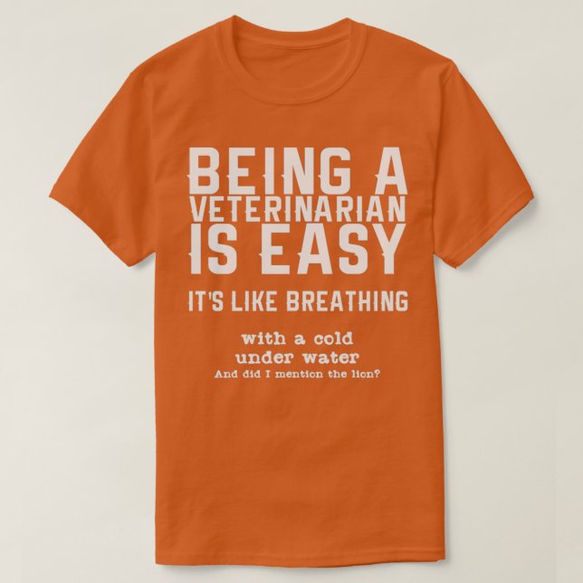 Veterinär Ote Veterinarians Veterinärer T Shirt (Design framsida)