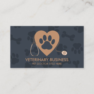 Veterinär Paw Pet Doktor Visitkort