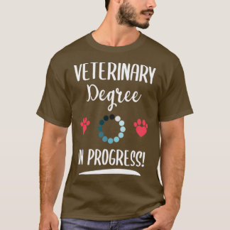 Veterinär Progress Funny Veterinary Student pr T Shirt