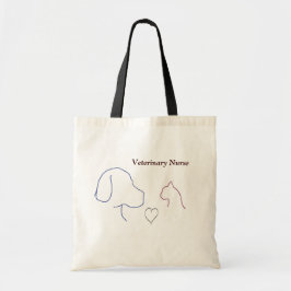 Veterinär- sjuksköterskaanpassade tygkasse