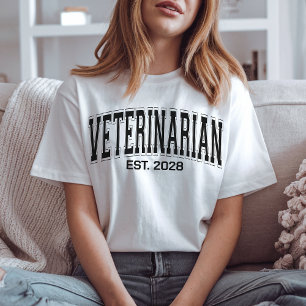 Veterinär skjorta för veterinär personal och djurä t shirt