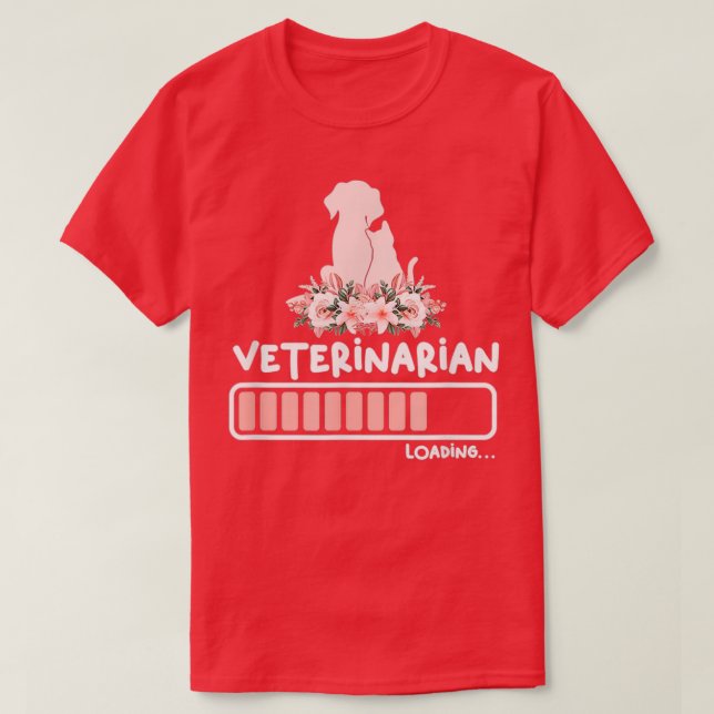 Veterinär som lastar kläder gjorda för min hälsa t shirt (Design framsida)