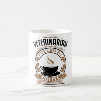Veterinär som tankas av kaffe kaffemugg