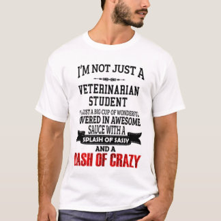 Veterinär Student T-Shirt Gift/Present, ynka