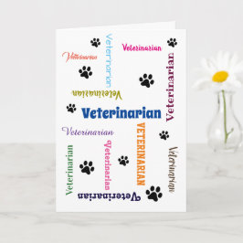Veterinär Studenten Kort