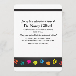 Veterinär- studenteninbjudan inbjudningar