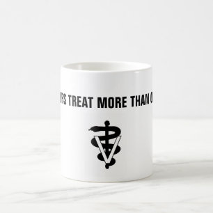 veterinär- symbol magisk mugg