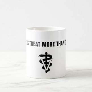 veterinär- symbol magisk mugg
