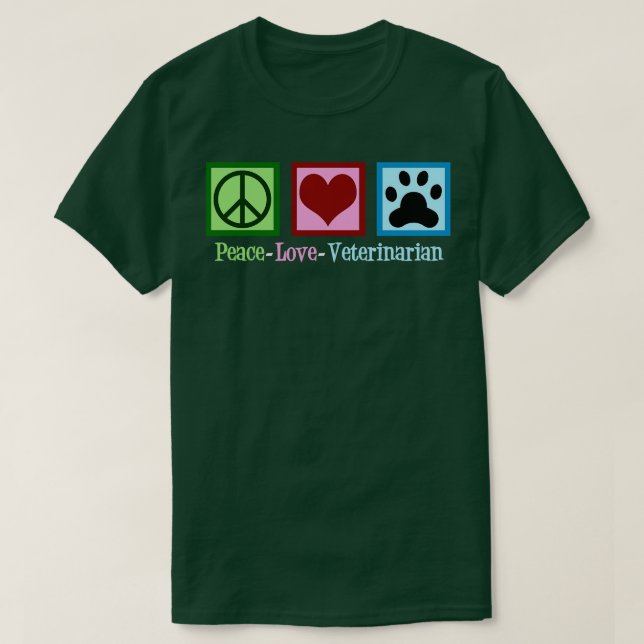 Veterinär T Shirt (Design framsida)