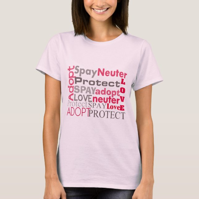 Veterinär- T-tröja och Hoodies Spay neutrum T Shirt (Framsida)
