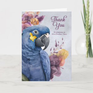 Veterinär Tack Hyacint Macaw Parrot Namn Kort