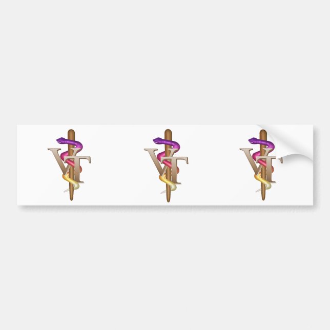 Veterinär- Tech Bildekal (Framsidan)