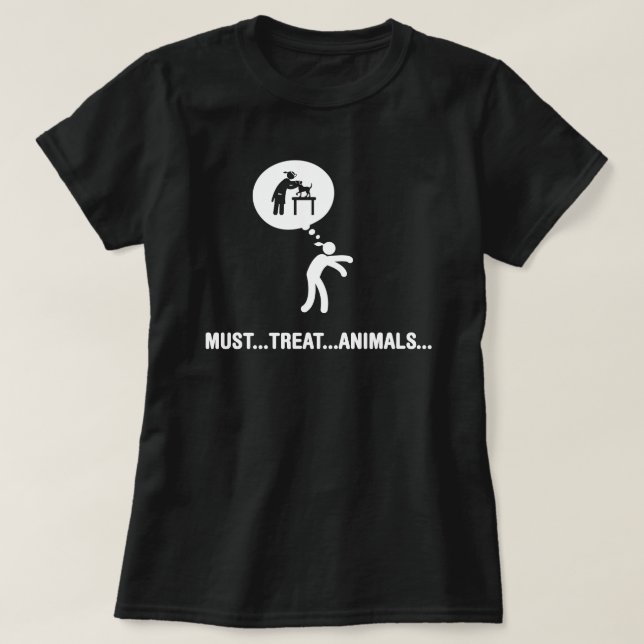 Veterinär Tee Shirt (Design framsida)