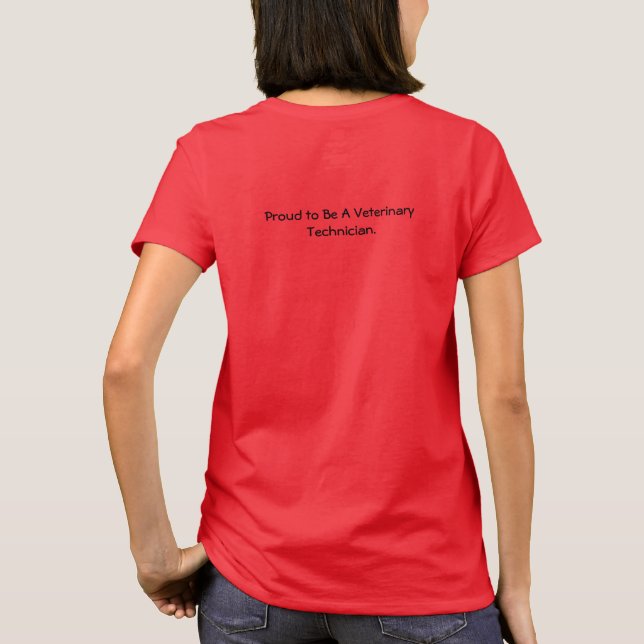 Veterinär- teknikers sparaliv tee (Baksida)