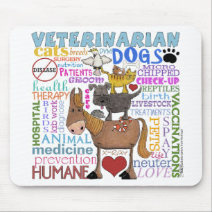 Veterinär-Tunnelbanan Art Vet Termer Musmatta