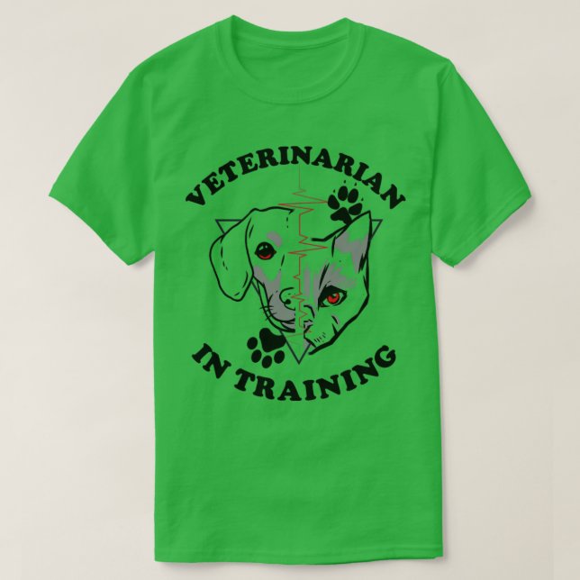 Veterinär under Utbildning 2 T Shirt (Design framsida)
