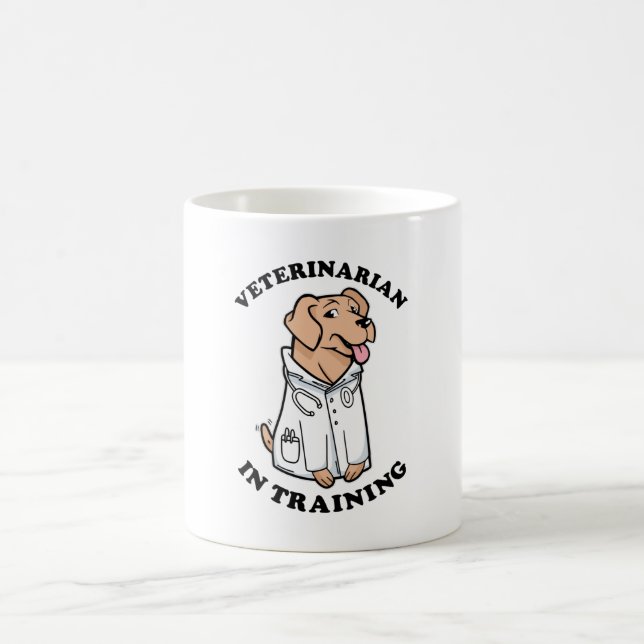 Veterinär under utbildning kaffemugg (Center)