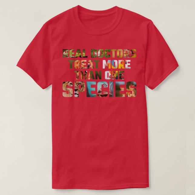 Veterinär Uppskattning Rädda djuren Doktor T Shirt (Design framsida)