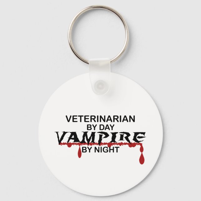 Veterinär Vampire by Night Nyckelring (Framsida)