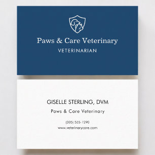 Veterinär Vet Djurkontor Visitkort