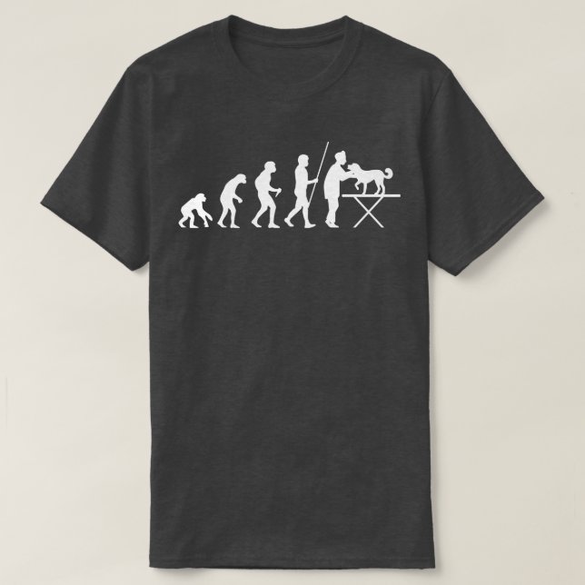 Veterinär Vet Evolution T Shirt (Design framsida)