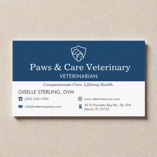 Veterinär Vet Pet Kontor  Visitkort (Skapare uppladdad)