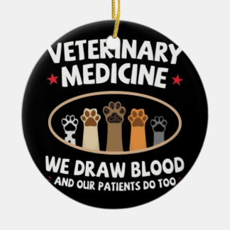 Veterinär veterinärmedicin julgransprydnad keramik