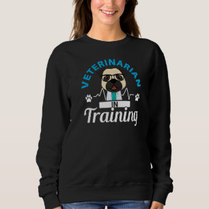 Veterinär vid utbildning av framtida veterinär i D T Shirt