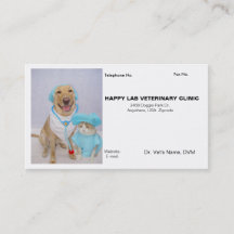 Veterinär visitkort