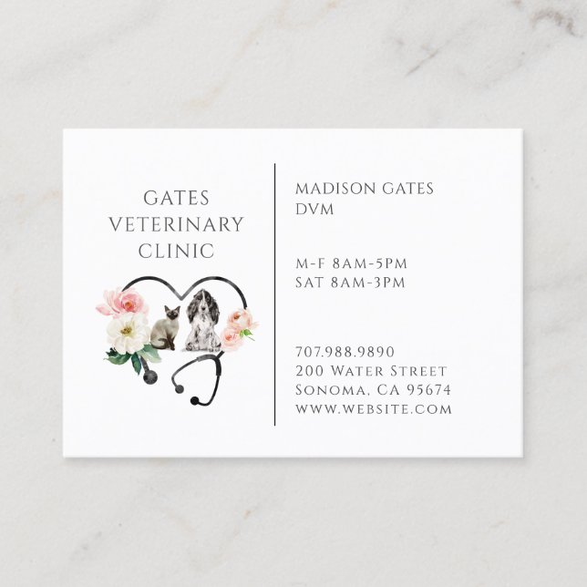 Veterinär Visitkort (Framsida)