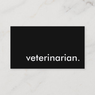 veterinär. visitkort