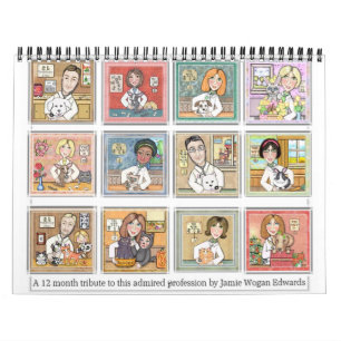 Veterinär- yrkesmässig väggkalender 2011 kalender