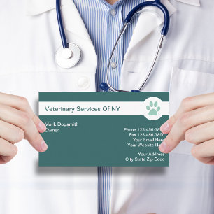 Veterinära Affärskort Visitkort