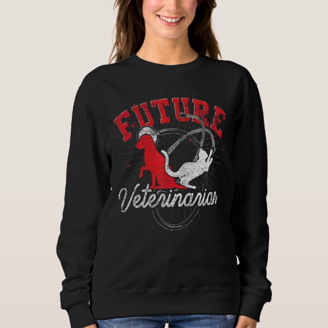 Veterinärassistent för framtida veterinär t shirt (Framsida)
