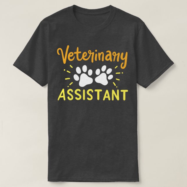 Veterinärassistenten Vet Tech T Shirt (Design framsida)