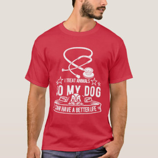 Veterinärassistentens Hund T Shirt