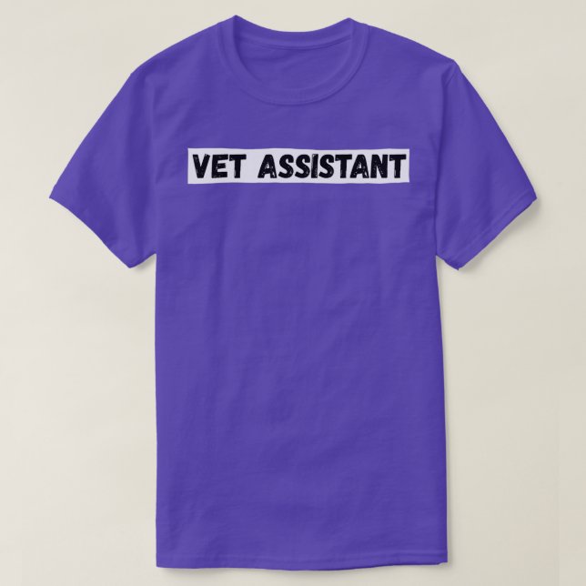 VeterinärassistentVeterinärassistent T Shirt (Design framsida)
