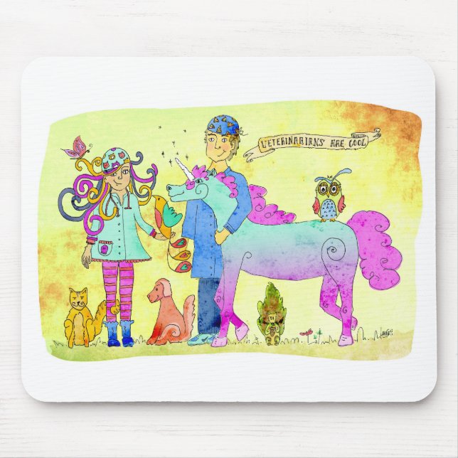 Veterinärer är kalla musmatta (Framsidan)